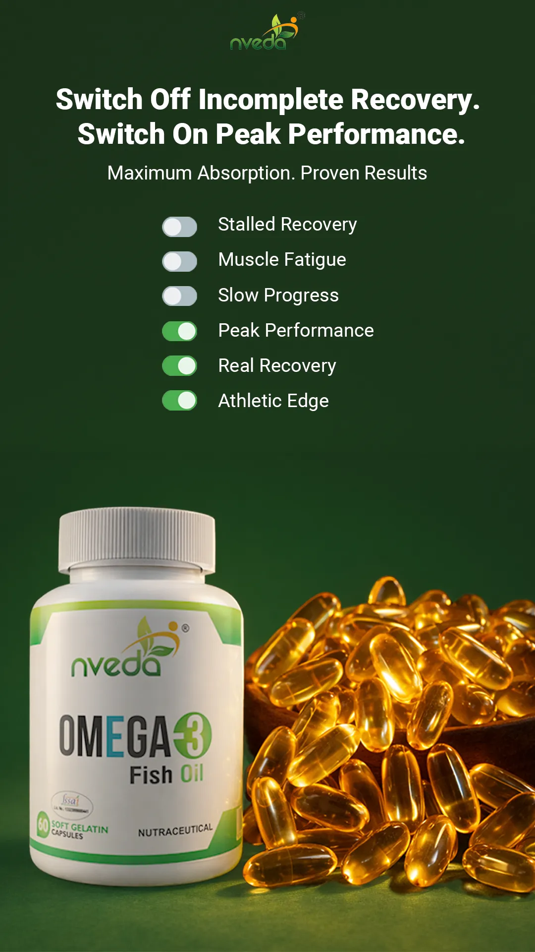 Supplements static ad: "OMEGA 3"